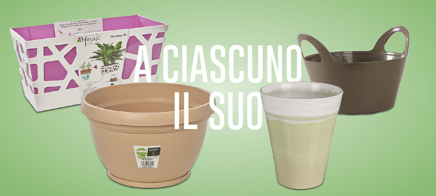 Arredare con i vasi in plastica - Pierucci Agricoltura