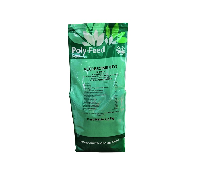 Concime fogliare Poly-Feed Foliar (Accrescimento) 2.5 kg - Haifa