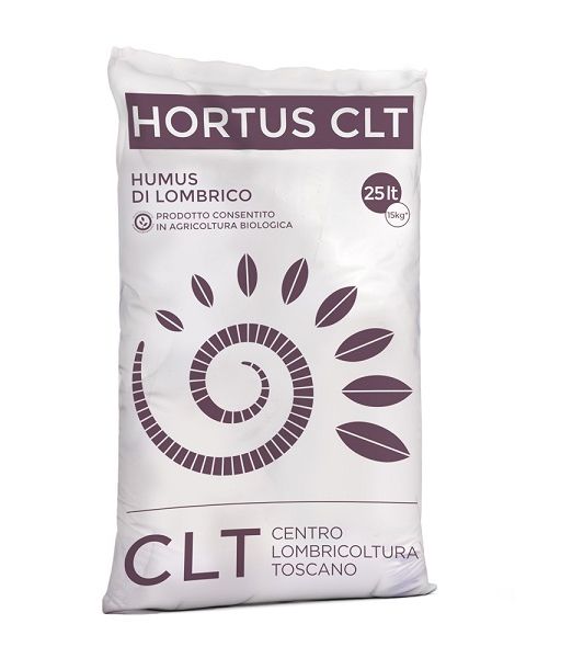 Humus di lombrico confezione Hortus CLT 25l - CLT