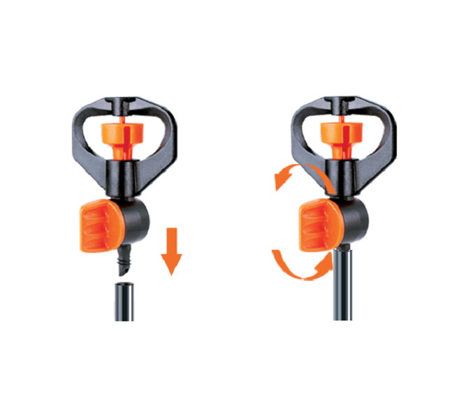 Microirrigatore Claber 360° Regolabile - Confezione Da 5 Pezzi Per Giardino E Orto - Foto 9