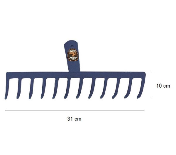 Rastrello pesante con 12 denti - Angelo B.