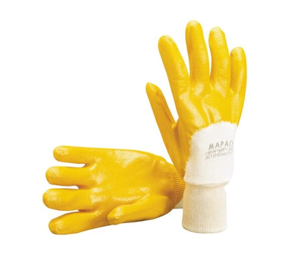 Guanti in nitrile gialli G125 Titan 397