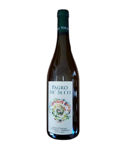 Bottiglia di vino bianco di Toscana IGT Pagro de' Betti 75cl