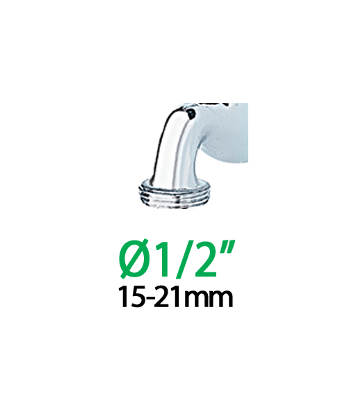 Dimensioni Presa per rubinetto 1/2" Claber