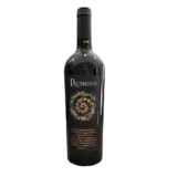 Bottiglia di vino rosso di Toscana IGT Prunideo