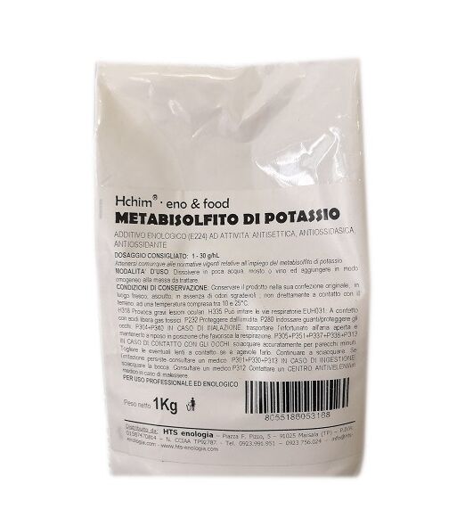 Metabisolfito di potassio HTS - Pierucci Agricoltura