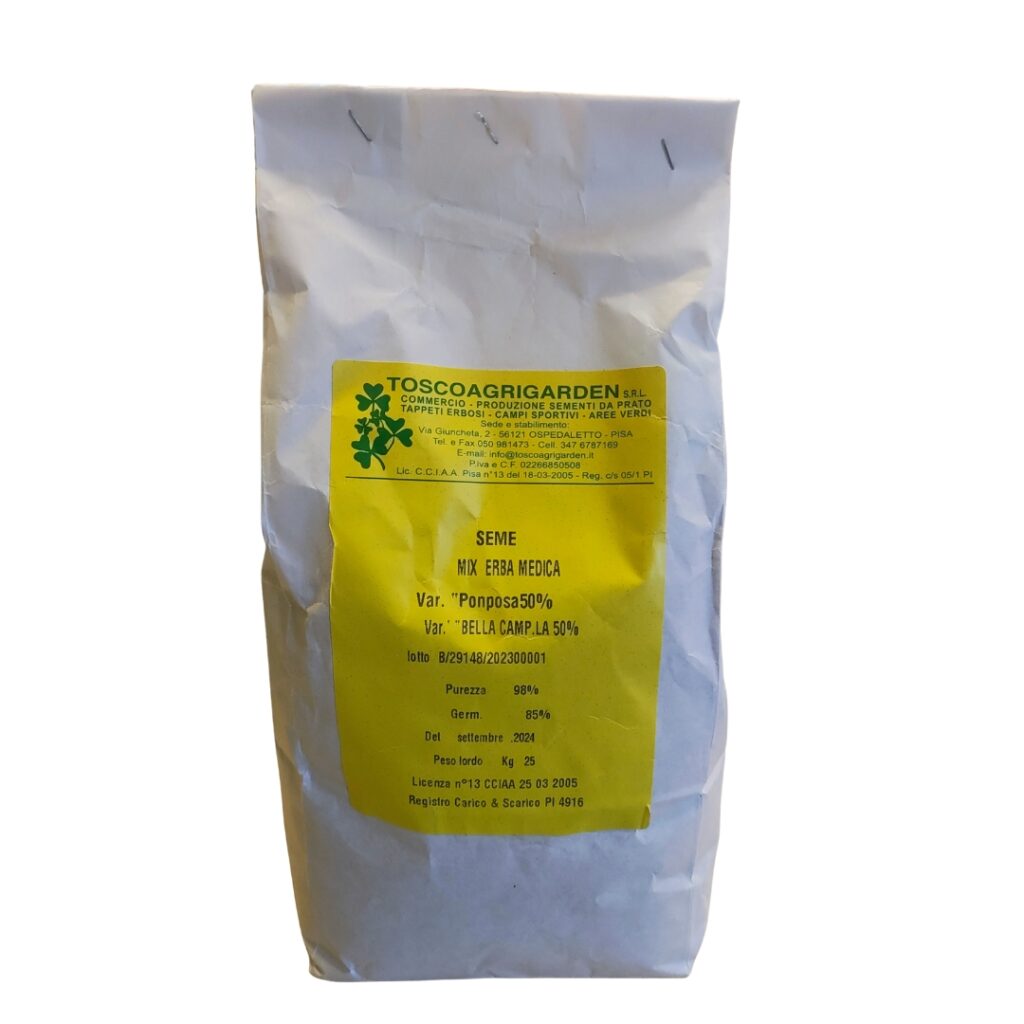 Confezione da 1 Kg di semi di erba medica