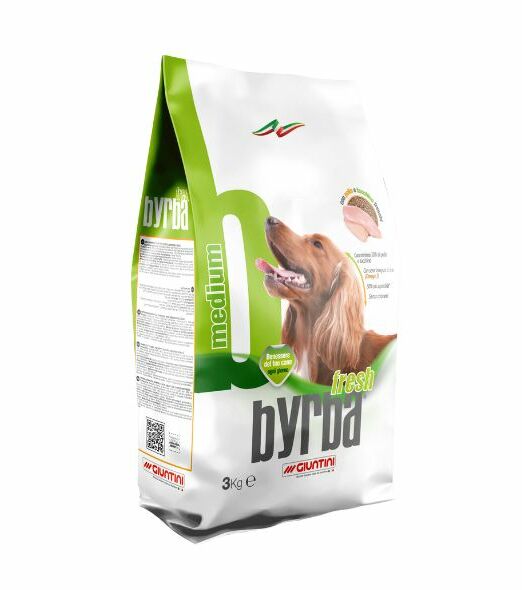 Confezione di mangime per cani di taglia media Byrba Fresh Medium