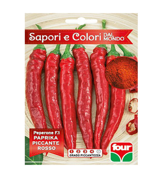 Semi di peperoncino-paprika-piccante-rosso - Four