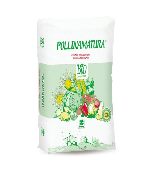 Pollinamatura è un sacco di pollina da 25 Kg prodotto da Unimer