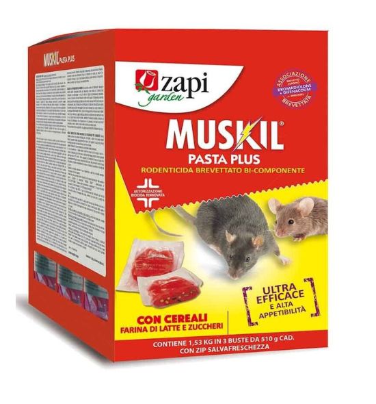 Muskil pasta plus pronta all'uso Zapi - topicida