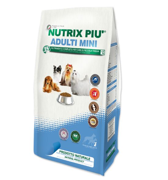 Nutrix più adulti mini nutrimento completo per cani di piccola taglia