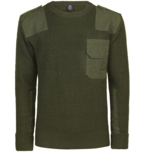 Pullover verde oliva da caccia Brandit