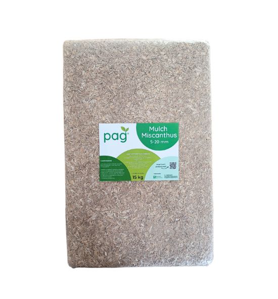 Confezione di mulch miscanthus