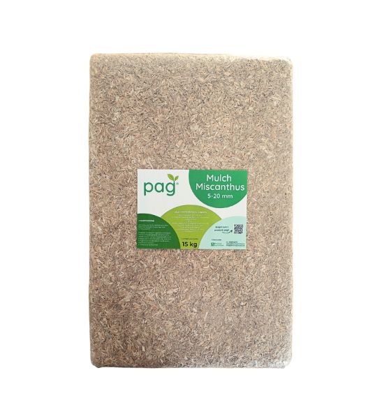 Confezione di mulch miscanthus