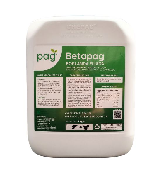 Confezione da 6 kg di Betapag Borlanda fluida