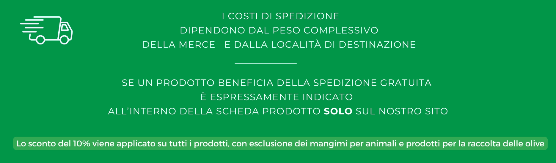 Banner costi spedizione