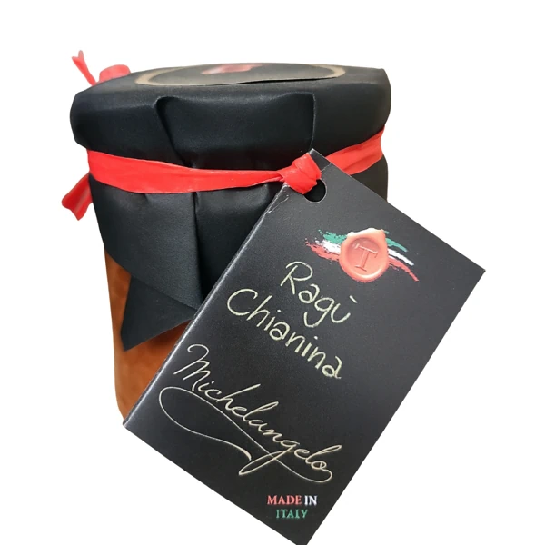 barattolo di sugo di ragù di Chianina da 180 gr