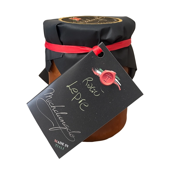 barattolo di sugo di ragù di lepre da 180 gr