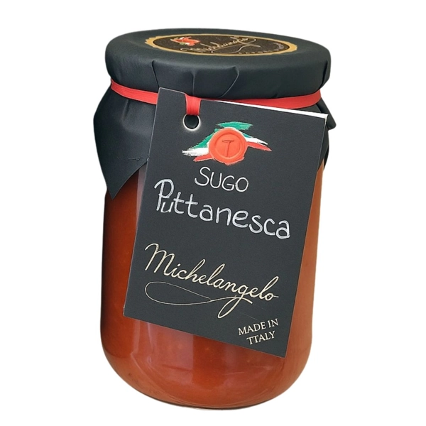 barattolo di sugo alla puttanesca 180 grammi