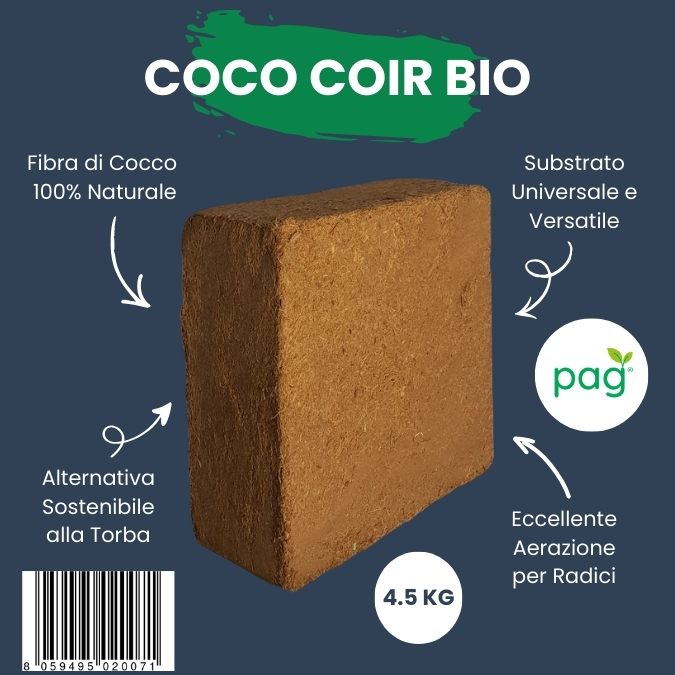 Mattonella fibra Cocco COCO COIR BIO 5KG