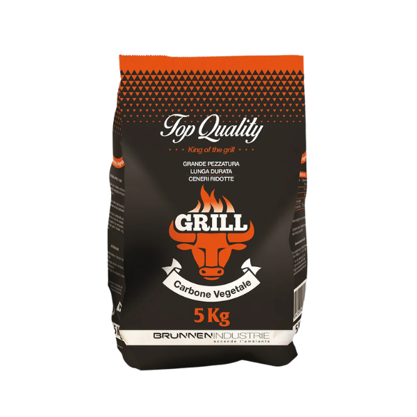 Carbone vegetale Grill Top Quality Brunnen Industrie sacco 5kg